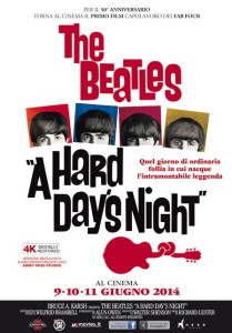 a hard day's night locandina film