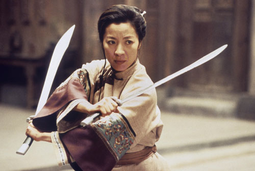 Michelle Yeoh in a scene from CROUCHING TIGER, HIDDEN DRAGON, 2000.