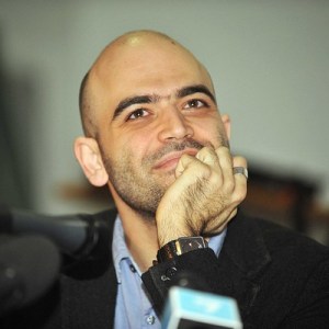 MILANO - ROBERTO SAVIANO PREMIATO ALL ACCADEMIA DI BRERA ALLA PRESENZA DI DARIO FO