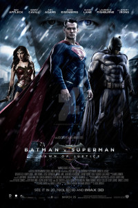 batman v superman poster