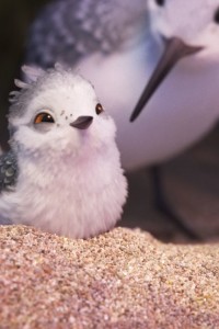 "PIPER" — In Pixar Animation Studios' new short, "Piper," a hungry sandpiper hatchling discovers that finding food without mom’s help isn’t so easy. Directed by Alan Barillaro (supervising animator "WALL•E," "Brave"), the short debuts in theaters on June 17, 2016, in front of "Finding Dory.” ©2016 Disney•Pixar. All Rights Reserved.