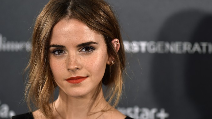 English actress Emma Watson poses during the photocall of Hispano-Chilean director Alejandro Amenabar's movie "Regression" in Madrid on August 27, 2015. AFP PHOTO/ GERARD JULIEN (Photo credit should read GERARD JULIEN/AFP/Getty Images)