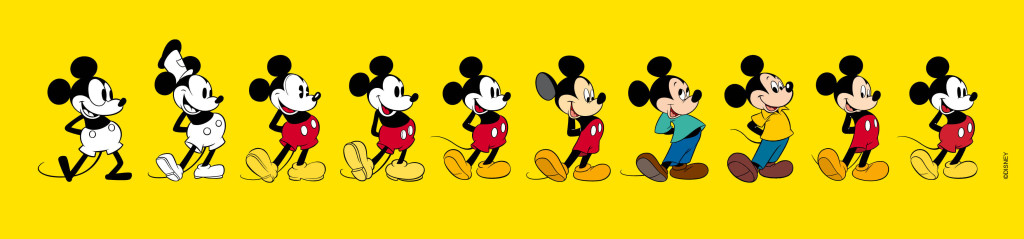 L'Evoluzione grafica di Topolino 1928-2018