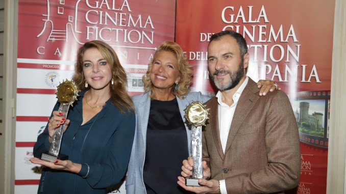 Claudia Gerini,Valeria Della Rocca,Massimiliano Gallo_evento di presentazione 3 ottobre_Roma